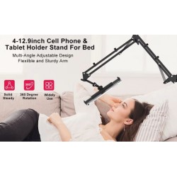 Tablet Holder for Bed,Adjustable Tablet Phone Bed Stand