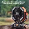 Radiator Fan 20000mAh Battery Camping Fan